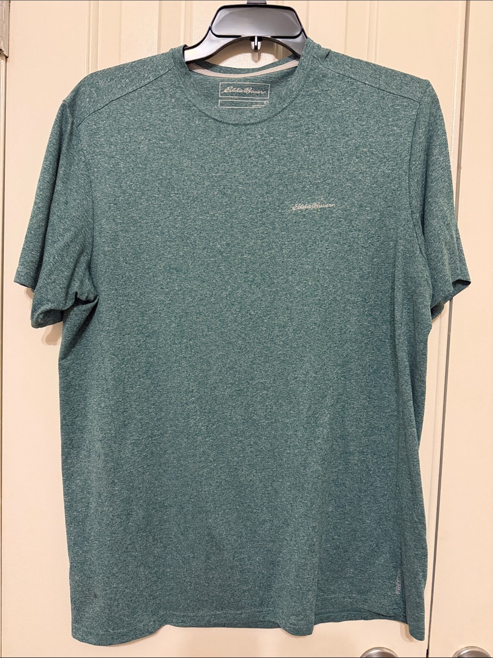 Eddie Bauer Heathered Teal Short-Sleeve Performance Tee
